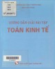 Ebook Hướng dẫn giải bài tập Toán Kinh tế: Phần 2