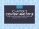 Lecture Commercial correspondence - Chapter 2: Content and style