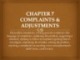 Lecture Commercial correspondence - Chapter 7: Complaints and adjustments