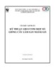 Tài liệu tập huấn kỹ thuật gieo ươm một số giống cây lâm sản ngoài gỗ