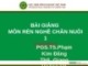 Bài giảng Rèn nghề chăn nuôi 1 - PGS.TS.Phạm Kim Đăng