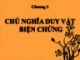 Bài giảng Triết học Mác-Lênin - Chương 2: Chủ nghĩa duy vật biện chứng (81 trang)