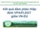 Bài giảng Kết quả đàm phán Hiệp định VPA/FLEGT giữa VN-EU