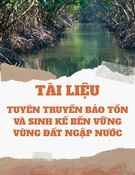 Tài liệu Tuyên truyền, phổ biến nâng cao nhận thức cộng đồng về bảo tồn và sử dụng bền vững, mô hình sinh kế bền vững về môi trường  tại các vùng đất ngập nước của Việt Nam