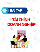 Bài tập Tài chính doanh nghiệp có đáp án