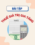 Bài tập Thuế giá trị gia tăng có lời giải chi tiết