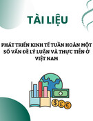 Tài liệu Phát triển kinh tế tuần hoàn: Một số vấn đề lý luận và thực tiễn ở Việt Nam