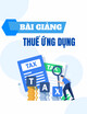 Bài giảng Thuế ứng dụng - Chương 3: Thuế tiêu thụ đặc biệt